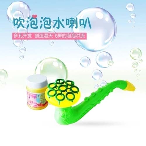 Children Horn Bubble Blowing Toy Saxophone Bubble Gun Bubble Water Bubble Essence Children's Toys Bubble Machine
