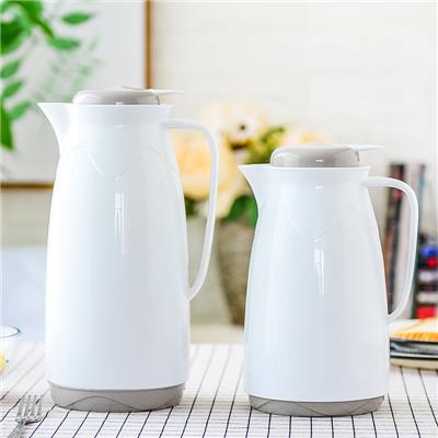 买一送一青苹果保温壶水壶家用保温瓶玻璃内胆热水瓶暖瓶大容量杯