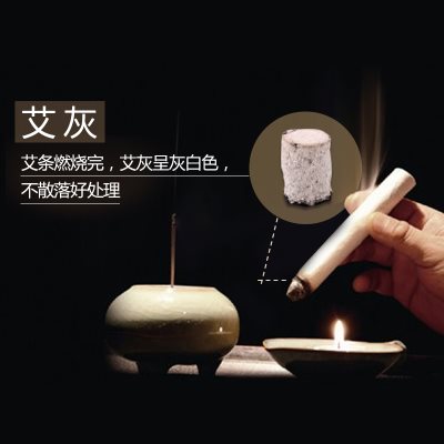艾灸盒式全身柱盒木质艾灸盒随身灸纯艾柱盒温蕲州灸柱送艾段柱式