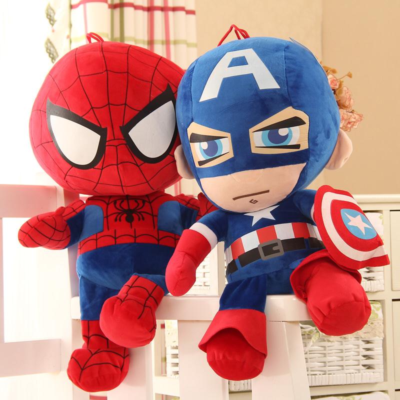 Avengers union doll hero Plush Doll Spider Man Iron Man US captain doll size