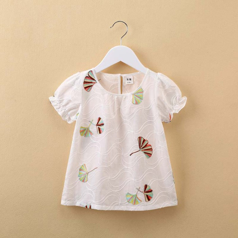 Children's wear children's T-shirt girls short sleeve T-shirt summer top baby shirt pure cotton