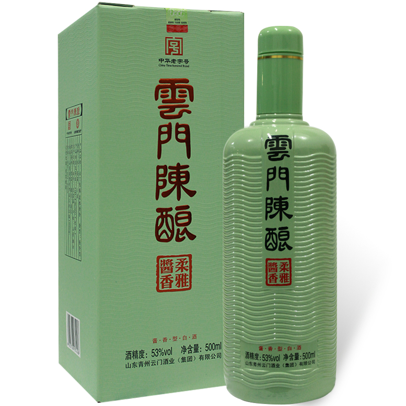 云门酒 云门陈酿 柔雅酱香500ml云门春酒业