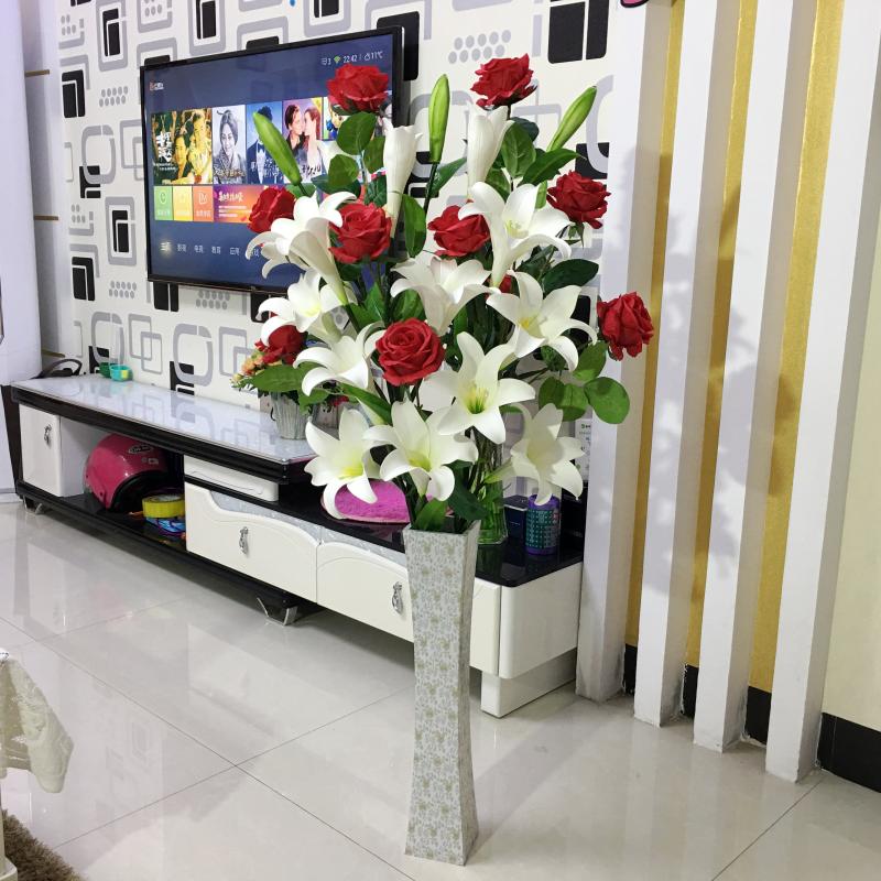 Buy Lily Imitation Flower Bouquet Living Room Floor Decoration